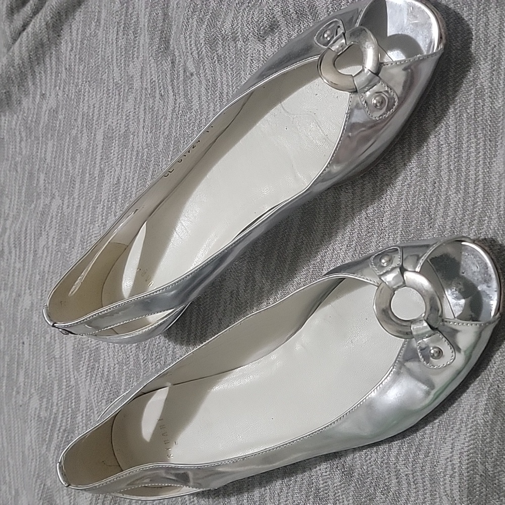 STUART WEITZMAN open toe shoes as is size 11 As Is